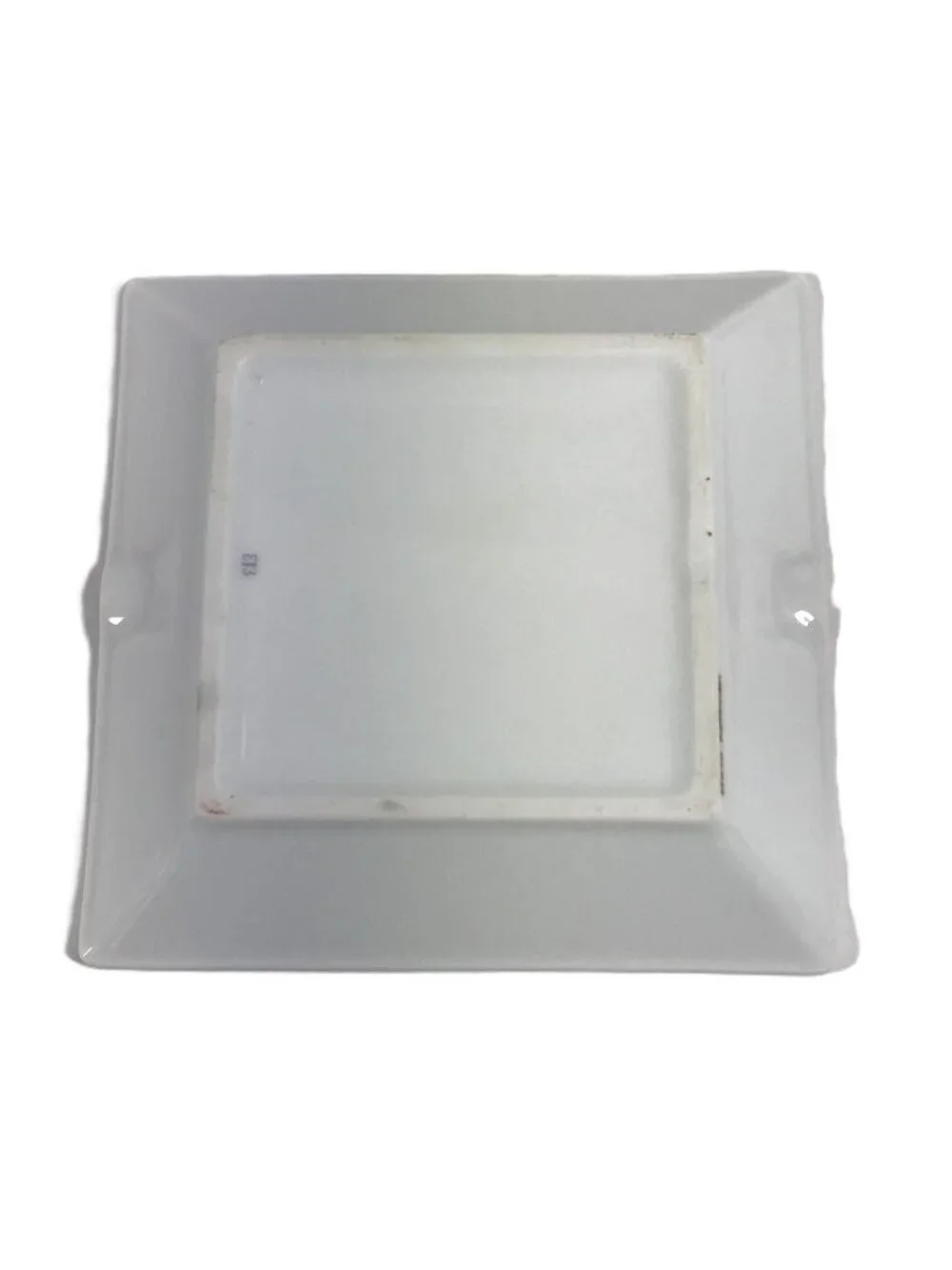 Hermes Ashtray Chaine D'Ancre Logo Pottery White